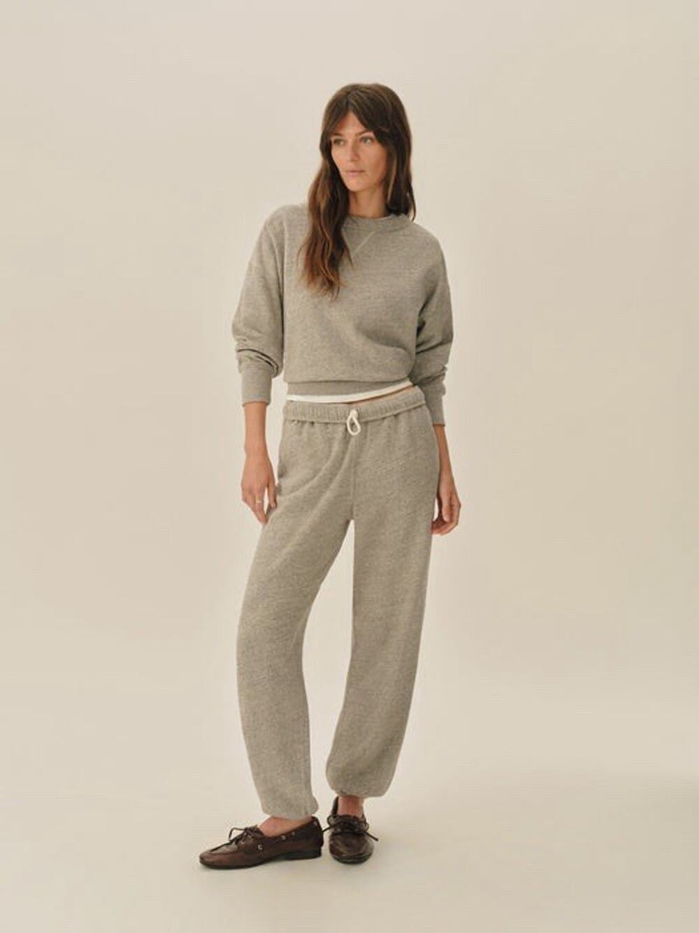 NWT buck mason loopback crew Grey Sweatshirt XL